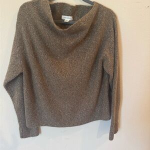 Treasure & Bond Brown Cowl Neck Sweater